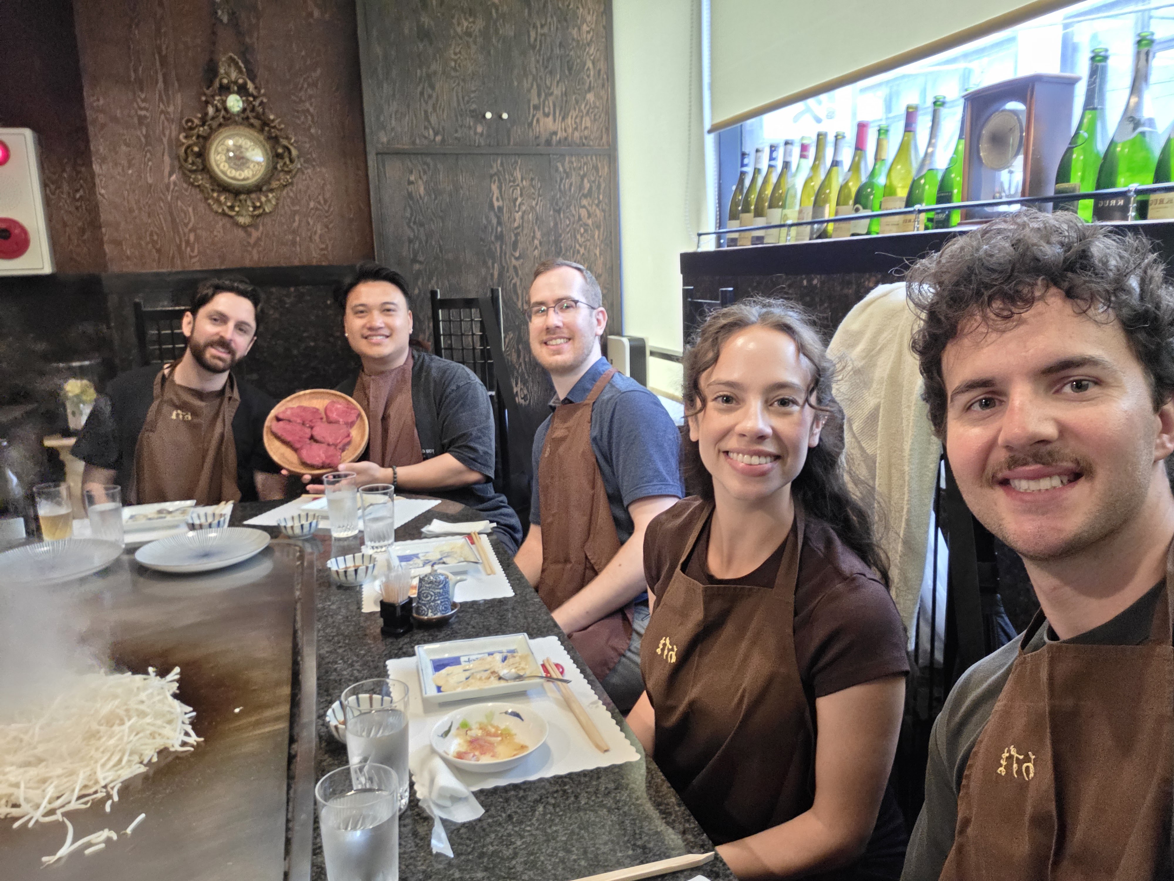 Left to right: Jeremy, Jason, Max, Isabel, and Andrew